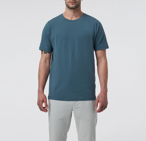 Camisa de cuello redondo Producto más vendido Camisas de polo para hombre Diseño más nuevo Camisa de polo de lavado fácil de secado rápido de moda en colores únicos - Product Image 2