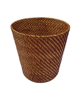 Panier à linge en rotin écologique fait à la main de haute qualité pour le rangement à la maison et l'organisation de bureau fabriqué au Vietnam - Product Image 1
