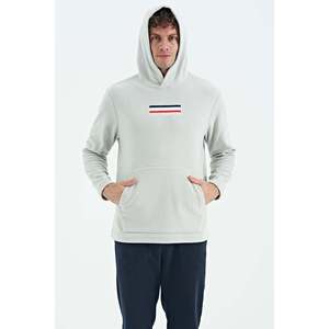 เสื้อสเวตเชิ้ตผู้ชาย Air Jones รุ่น Stone Fleece Pullover - เสื้อโพลีเอสเตอร์อุ่นสบาย คอกลม แขนยาว - รุ่น 88301 - Product Image 1