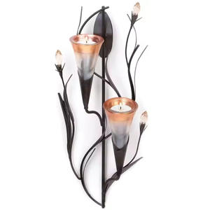 Portavelas artesanal de pared - Product Image 3