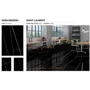 Vente en gros 1200X1800mm Design moderne Porcelaine Émaillée Numérique Carreaux de sol Attrayant Brillant Texture Solide - Product Image 5