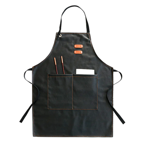 Venta caliente de cuero genuino de secado rápido personalizado hacer precio competitivo diseño único delantal de cuero personalizado - Product Image 3