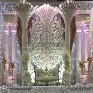 การตั้งค่าเวทีต้อนรับงานแต่งงานที่ทันสมัย - Product Image 3