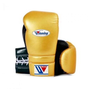 Guantes de Boxeo Profesionales de Alta Calidad Hechos a Medida, Guantes de Boxeo de Cuero Genuino Winning SI-BG-105 - Product Image 1