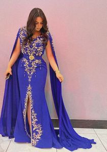Nuevo y hermoso trabajo de bordado en vestido caftán azul real con cuentas de cristal adornadas, piedra, secuencia, trabajo dabka @ 2024 - Product Image 2