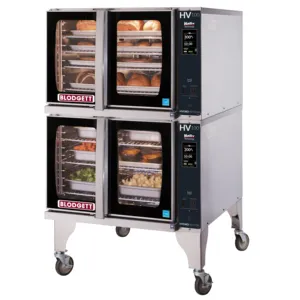 Blodgett HVH-100E DBL HydroVection Full-Size Double Stack Electric Convection <b>Oven</b> for Bakery Use - Product Image 1