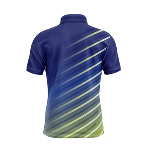 Vêtements de sport respirants à séchage rapide T-shirts polo pour hommes Sublimation avec polos de performance évacuant l'humidité - Product Image 3