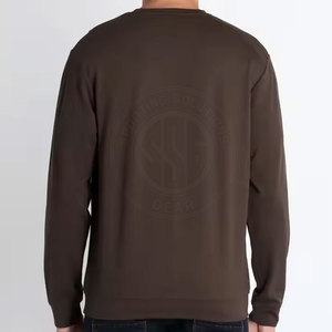 เสื้อสเวตเชิ้ตผ้าฝ้ายผสมสำหรับผู้ชาย สวมใส่สบาย พร้อมดีไซน์สั่งทำพิเศษ เหมาะสำหรับชุดลำลองในฤดูหนาว - Product Image 2