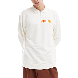 Custom Embroidered Men's Golf Polo T-<b>Shirt</b> High-Quality Cotton Short Sleeve <b>Zip</b> Polo for Sports & Casual Wear Polo T-<b>Shirt</b> 2025 - Product Image 1