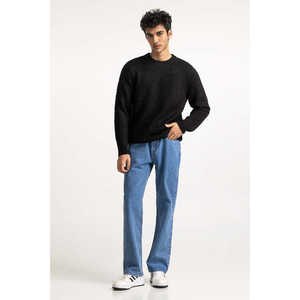 Suéter Negro de Moda para Hombre MN-SWT-WS23-009 - Product Image 6