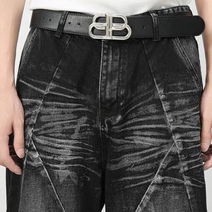 Pantalones Casuales de Pierna Recta Estilo Americano para Hombre, Nuevos de Otoño, Jeans de Mezclilla con Lavado Medio - Product Image 4