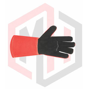 Gants de soudage de sécurité en cuir de vachette ProWeld 7 oz 16INCH texturés résistants à la déchirure personnalisables pour un usage industriel 2025 - Product Image 3