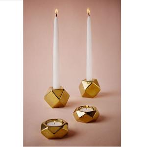 Bougeoir en métal pour éclairage et décoration d'intérieur Bougeoir décoratif élégant à finition antique - Product Image 5