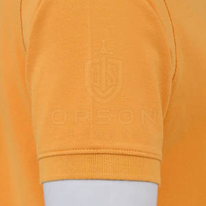 Chemises de golf unisexes en gros, logo brodé personnalisé, motif uni, tissu piqué 100% coton, manches longues, séchage rapide - Product Image 5