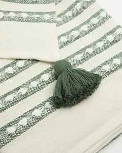 Manta de Alta Calidad para Sofá, Cama, Viajes, Hotel u Oficina, Color Sólido, 100% Algodón, con Borlas Tejidas, Ideal para Regalo - Product Image 5