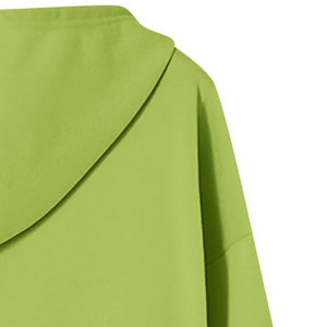 Conjunto de dos piezas liso informal para mujer con logotipo personalizado 2025, Top corto con capucha y cremallera y falda de sudadera de lana, colección de primavera - Product Image 4