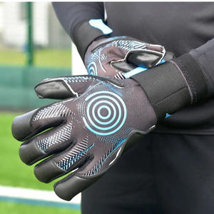 Guantes de fútbol profesionales transpirables de alta calidad Látex Entrenamiento Fútbol Los mejores guantes de portero Protección, Guantes de portero - Product Image 4