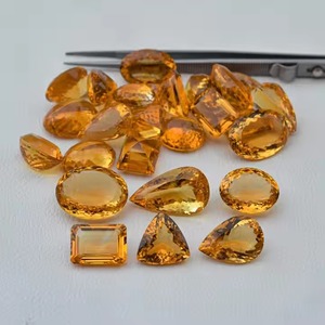 Gemas de Citrino Natural Mehrajudin, Origen Minas Gerais, 8-15 Quilates, Gema Amarilla de Alta Calidad para Joyería - Product Image 1