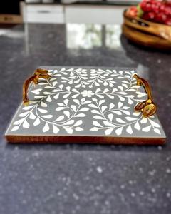 ถาดดีไซน์กล่องโบราณทำด้วยมือถาดใส่กระดูกอเนกประสงค์สำหรับการจัดแสดงและการจัดเก็บที่มีสไตล์ทำด้วยมือจากอินเดีย - Product Image 2