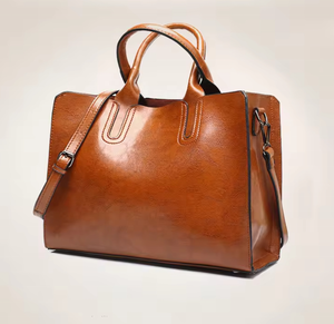 Bolsos de hombro de cuero genuino personalizados para Mujer | Bolso de mano duradero de cuero Pu de alta calidad para mujer - Product Image 4