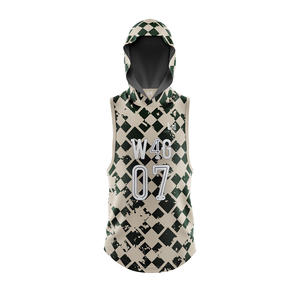 Maillots de football américain sans manches personnalisés de haute qualité à prix bas, sur mesure, 7v7, 7on7, pour hommes, taille plus, logo imprimé par sublimation - Product Image 1