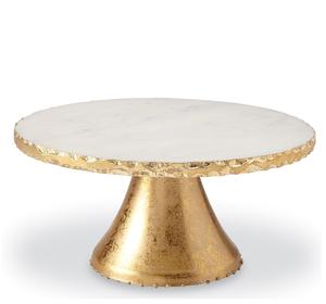 แท่นวางเค้กโลหะทรงกลมสีทองพร้อมขนาดที่กำหนดเองได้สำหรับโอกาสในวันเกิดขนาด11นิ้วดีไซน์ใหม่ยาว - Product Image 6