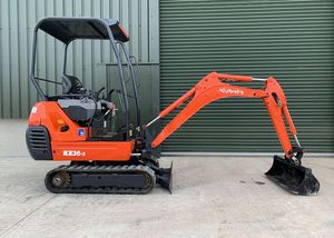 รถขุดขนาดเล็ก KX36-6 คุณภาพสูง ราคาดี สภาพใช้งานมาแล้วอย่างเหมาะสม น้ำหนัก 1.5 ตัน กระบอกไฮดรอลิก HYDAC ความจุบุ้งกี๋ 0.2 ลูกบาศก์เมตร เครื่องยนต์ - Product Image 3
