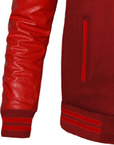 Chaqueta Varsity de Alta Calidad Personalizada de Invierno 100% Lana con Parche Bordado de Chenille para Hombre, Chaqueta de Béisbol Lisa, Chaqueta Varsity Letherman - Product Image 4