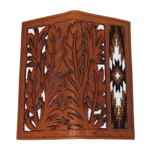 กระเป๋าสตางค์ยาวหนังวัวแท้สไตล์วินเทจพร้อมฝาปิดแบบหนีบป้องกันการใช้ประจำวันเหมาะสำหรับเป็นของขวัญ - Product Image 2