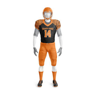 Meilleure qualité d'uniformes de football américain avec logo personnalisé pour adultes vêtements de sport d'équipe à manches courtes respirants ensembles personnalisables - Product Image 2