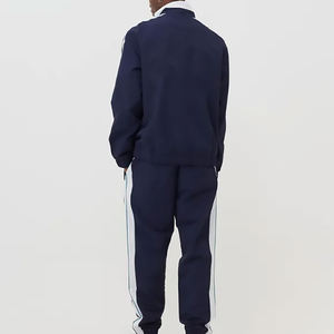 Custom Printed Lightweight Windproof Training Jogging Tracksuit with <b>Zip</b>-<b>Up</b> <b>Jacket</b> & Sweatpants Custom Logo 100% Cotton for Men - Product Image 3