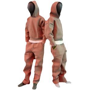 Ensemble de survêtement d'hiver pour homme tendance, de haute qualité, 2 pièces, pantalon de survêtement ample et sweat-shirt à capuche surdimensionné, tenue confortable - Product Image 2