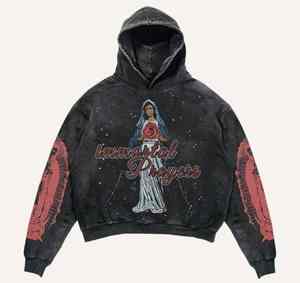 Sweat à capuche en pur coton pour hommes tissu épais polaire chaude tenue décontractée élégante vêtements de gym fournisseur usine oem odm produit - Product Image 1