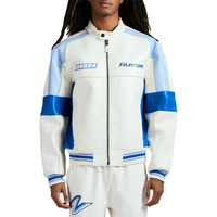Jaket Bomber Kulit Sapi Slim Fit OEM Khusus Pria dengan Logo Depan, Tahan Angin, Bernapas, Harga Pabrik, Mewah, Vintage, Musim Dingin