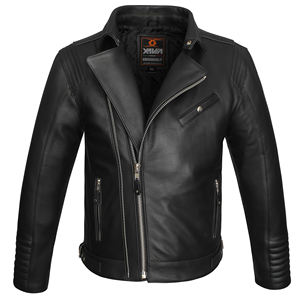 Nueva chaqueta de moto de cuero genuino Real 100%, chaquetas con logotipo personalizado para motocicleta y carreras de automóviles - Product Image 1