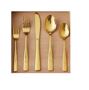 Juego de Cubiertos con Acabado Dorado, Juego de Cubiertos Decorativos de Alta Calidad para Mesa, Vajilla para Uso en Mesa - Product Image 1