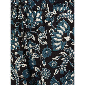 Ensemble Kurta et pantalon droit en coton rose et noir pour femme - Product Image 4