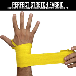 Nouvelles bandes de protection pour les mains en nylon et coton avec logo personnalisé, réglables par crochets et boucles, pour la boxe, style mexicain, 4m - Product Image 6