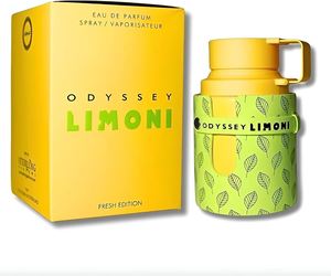 Odyssey Limoni Fresh Unisex Eau De Parfum Spray, Diseño Amarillo y Verde - Product Image 2