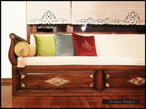 การออกแบบตกแต่งภายในแบบอาหรับมาจลิส ดีไซน์คลาสสิกสมัยใหม่ ชุดห้องนั่งเล่นหรูหรา ที่นั่งเข้ามุมสุดหรู ดีไซน์ประหยัดพื้นที่ - Product Image 3