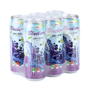 Bebida de Zumo de Arándanos con Pulpa, Lata Delgada de 250ml, Marca Privada OEM ODM, Bebida de Frutas - Product Image 6