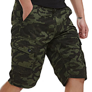 Shorts cargo pour hommes à taille élastique et coupe ample, vente en gros, shorts cargo pour hommes sur mesure, grandes tailles, pour usage décontracté - Product Image 4