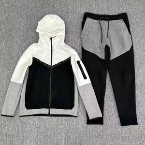 Men's Breathable Lightweight Solid Pattern Sports Team Tracksuit Set Plus Size for Winter - Product Image 2