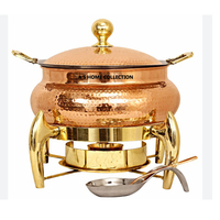 Nouveau Réchaud de Buffet Royal pour Hôtels, Équipement de Traiteur de Luxe en Acier Inoxydable, Chauffe-Plats de Luxe
