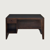 Escritorio MAH de Estilo Antiguo y Moderno de Lujo, Hecho a Mano, Personalizado, Convertible, Ajustable en Altura, con Cajón de Madera Sólida