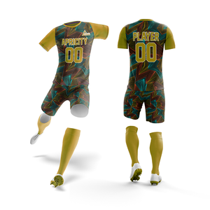 Kits de football personnalisables de haute qualité Maillots d'équipe haute visibilité personnalisés Commandes en gros pour uniformes de football - Product Image 6