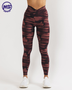 Ropa de gimnasio personalizada para mujer, mallas de Yoga elásticas de cintura alta con estampado de estilo gótico, mallas largas, tela de punto Punk informal - Product Image 6