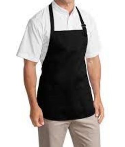 Delantal de Cocina de Algodón Liso Transpirable de Primera Calidad, Ecológico, Reciclable, con Logotipo Promocional Personalizado - Product Image 3