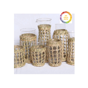 Portavasos de bambú entero para café y té OEM Embalaje a granel Portavasos de bambú portátil para accesorios de cafetería para llevar - Product Image 2