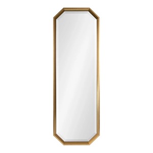 <b>Gold</b> Square Art Deco Metal Iron Frame Tall <b>Wall</b> <b>Mirror</b> for Wedding Home Decoration - Product Image 3